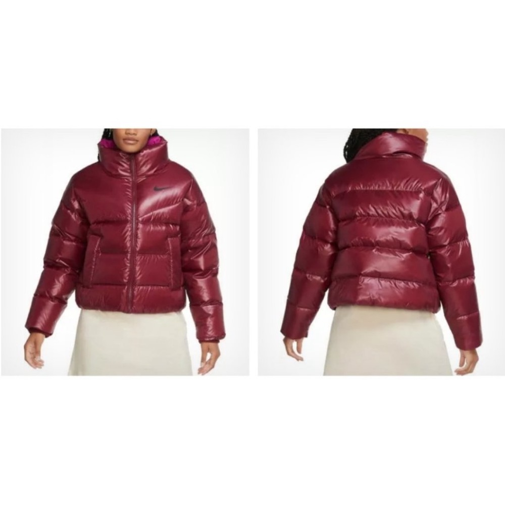 NIKE Sportswear Women's Athletic Down Fill Short Puffer Jacket, Medium NWT